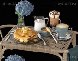 میز وسایل صبحانه