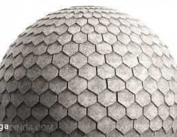 تکسچر سقف سرامیکی سفید قدیمی