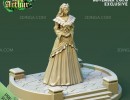 کاراکتر زن ایستاده (Guinevere) برای چاپ سه بعدی