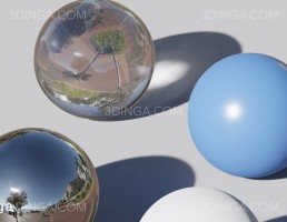 تکسچر HDRI آسمان صاف در شب