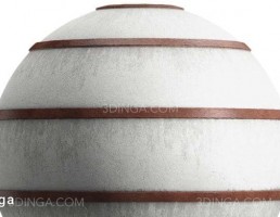 تکسچر دیوار گچ سفید با تیرهای چوبی