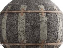 تکسچر خطوط ریلی آسیب دیده