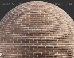 تکسچر آجر صنعتی قهوه ایی