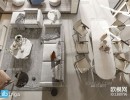 صحنه داخلی اتاق نشیمن سبک مدرن