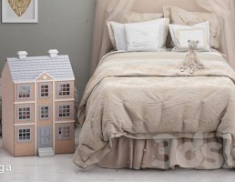 تخت خواب سایبان دار کودک