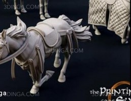 مجسمه اسب ها برای چاپ سه بعدی