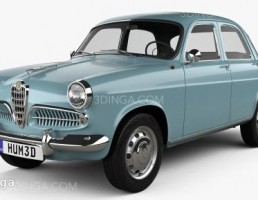 ماشین آلفا رومئو مدل Giulietta سال 1955