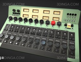 مدل سه بعدی کنسول یونیورسال Audio 610