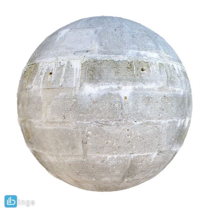تکسچر دیوار آجری خاکستری با سیمان