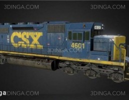 ماشین راه آهن الکترو موتیو دیزل SD40-2 لوکوموتیو