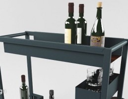 میز بار چرخدار