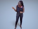 کاراکتر زن کارمند سیاه پوست-low poly