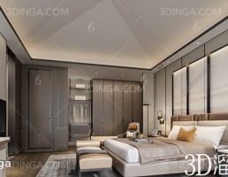 صحنه داخلی اتاق هتل