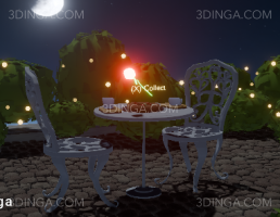 فایل صحنه میز قرار انیمیت شده (به سبک بازی های PS2)
