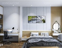 صحنه داخلی اتاق خواب برای اسکچاپ