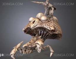 کاراکتر هیولا (Swarm Host) برای چاپ سه بعدی