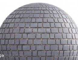 تکسچر پیاده رو بتنی تیره