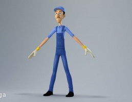 شخصیت کارتونی مرد