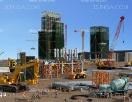 نمای بیرونی شهر مدرن
