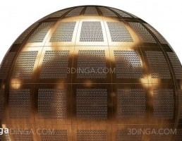 تکسچر صفحات فلزی طلایی