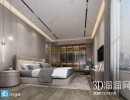صحنه داخلی اتاق خواب مدرن