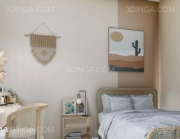 صحنه داخلی اتاق خواب برای اسکچاپ