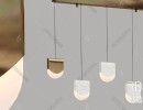 مدل سه بعدی لامپ آویز