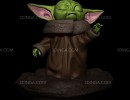 کاراکتر کارتونی (Yoda) برای چاپ سه بعدی