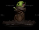 کاراکتر کارتونی (Yoda) برای چاپ سه بعدی