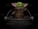 کاراکتر کارتونی (Yoda) برای چاپ سه بعدی