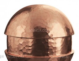 متریال مس چکش خورده