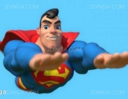 کاراکتر کارتونی سوپرمن