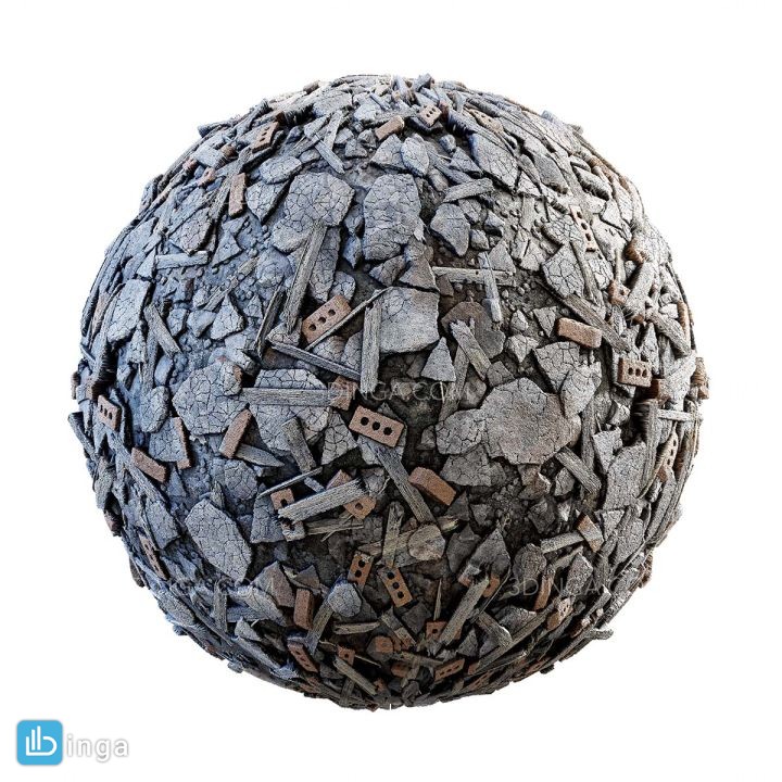 تکسچر قلوه سنگ بتنی و چوبی