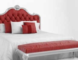 تخت خواب کلاسیک + پاف