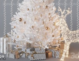 درخت کریسمس سفید