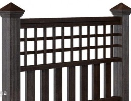 فنس چوبی باغ
