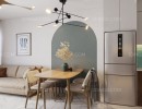صحنه داخلی اتاق نشیمن + آشپزخانه برای اسکچاپ