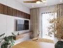 صحنه داخلی اتاق نشیمن + آشپزخانه برای اسکچاپ