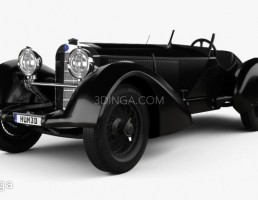 ماشین مرسدس بنز 710 SSK Trossi رودستر  سال 1930