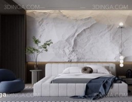 صحنه داخلی اتاق خواب برای اسکچاپ