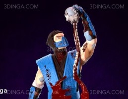 کاراکتر مرد (Sub Zero) برای چاپ سه بعدی