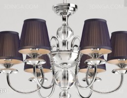 مدل سه بعدی لوستر کلاسیک