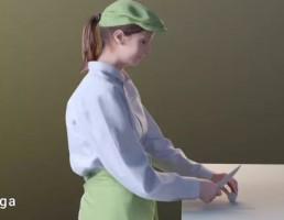 کاراکتر دختر آشپز