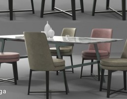 میز و صندلی نهارخوری Flexform