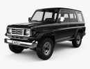 ماشین تویوتا لندکروزر مدل J70 سال 1990