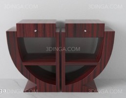 میز کنسول چوبی