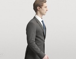 کاراکتر مرد در حال راه رفتن-True Walk