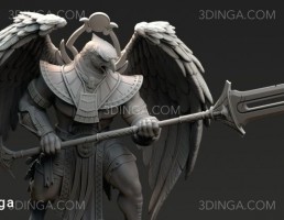 مجسمه کاراکتر تخیلی (Titan) برای چاپ سه بعدی
