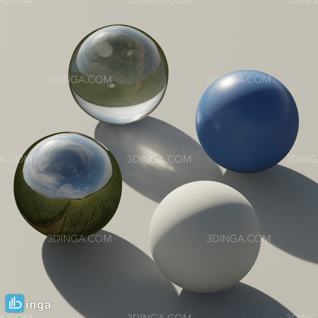 تکسچر HDRI آسمان در بعد از ظهر ابری