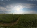 تکسچر HDRI آسمان در بعد از ظهر ابری